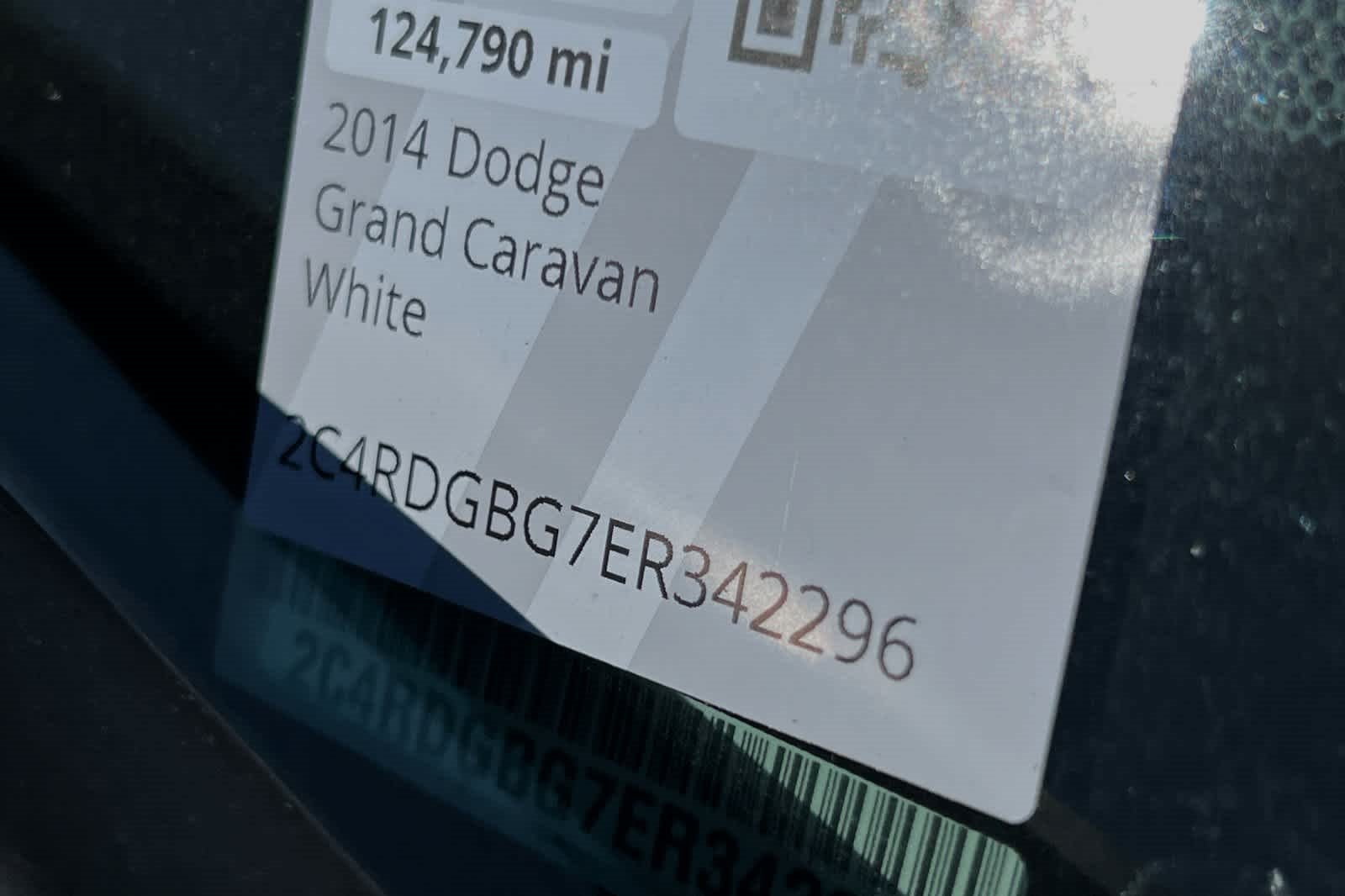 2014 Dodge Grand Caravan American Value Pkg